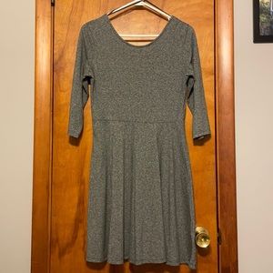 H&M Gray Skater Dress